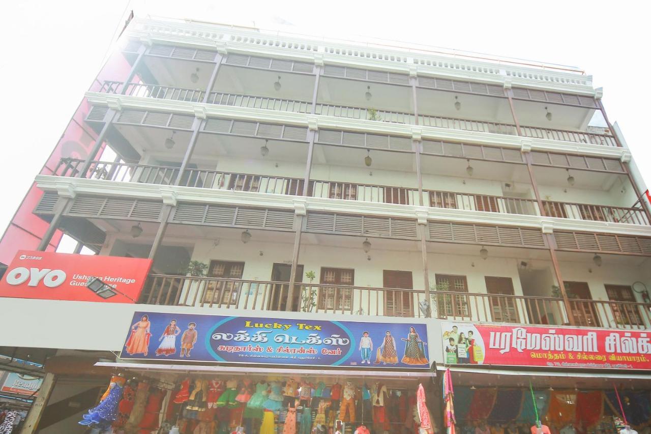 Oyo 23098 Ushama Heritage Guest House Puducherry Exterior foto